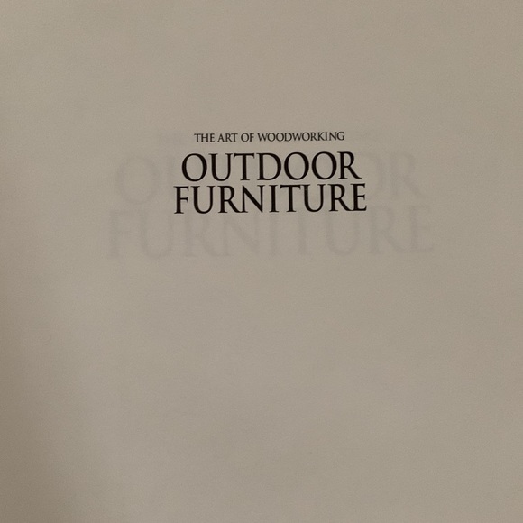 EUC Book - The Art of Woodworking Outdoor Furniture - Picture 6 of 10